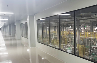 3月11日，陜西秦帝鮮集食品有限公司生產(chǎn)車間一樓凈化工程收尾中-志遠(yuǎn)凈化工程項(xiàng)目進(jìn)度。